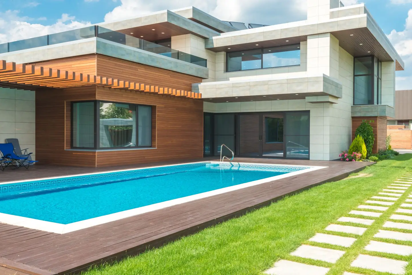 Swimming pool built in Nethercote, NSW
